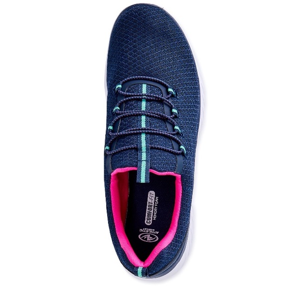 NWOT Athletic Works Women's Bungee Slip-On Sneakers - Picture 2 of 7